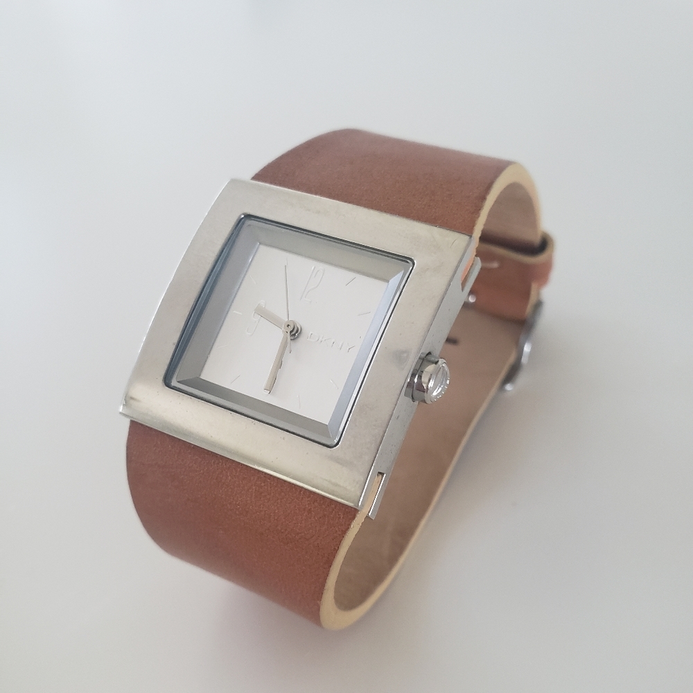 Women's DKNY Brown Leather Watch